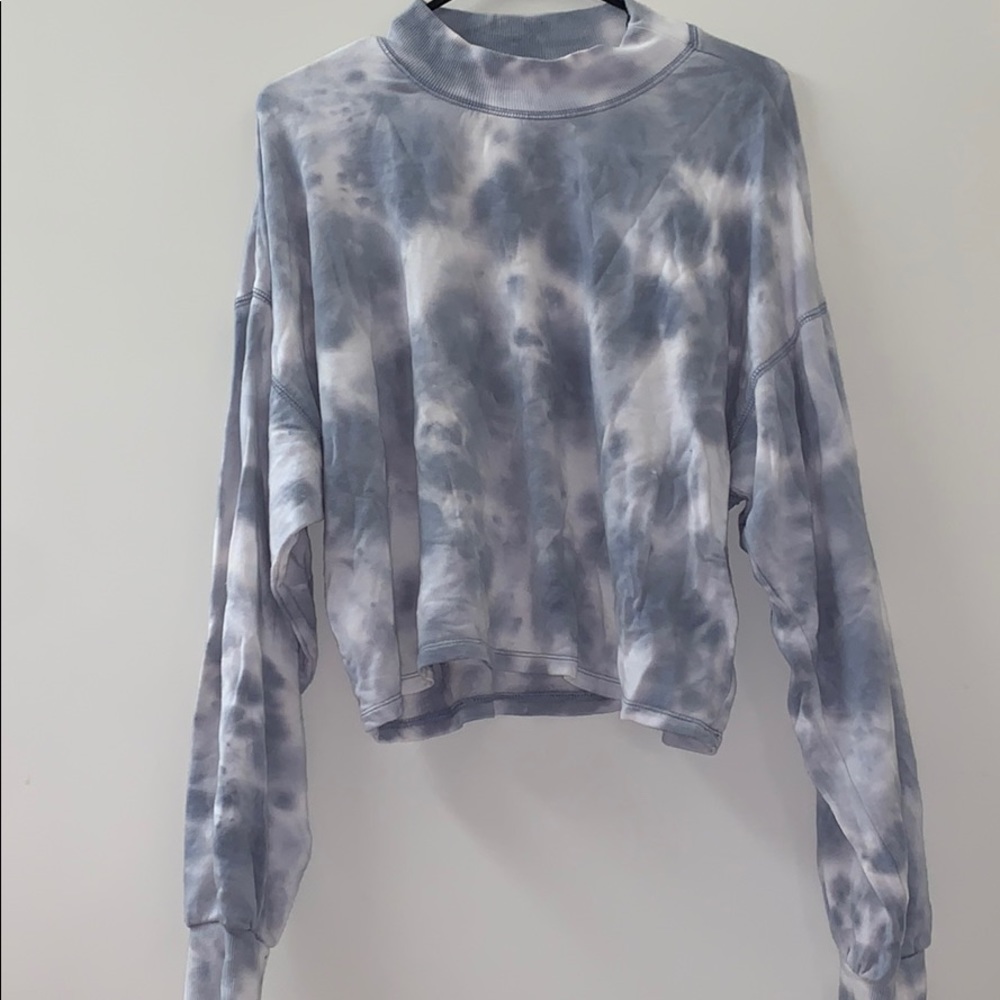 Tie dyed crew neck